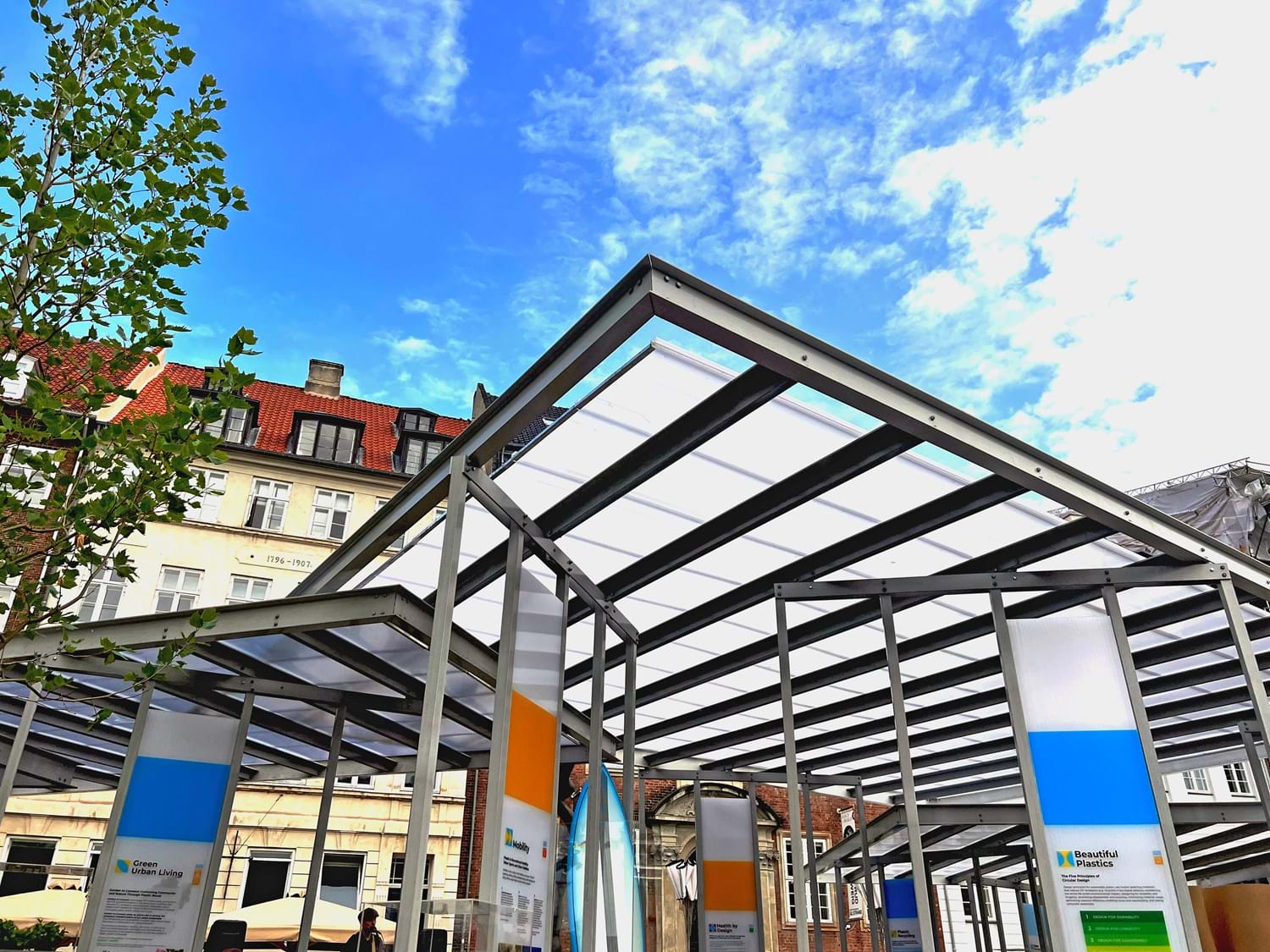 Pawilon plastikowy w Kopenhadze