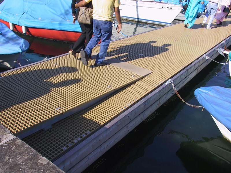 Billede af glasfiberriste