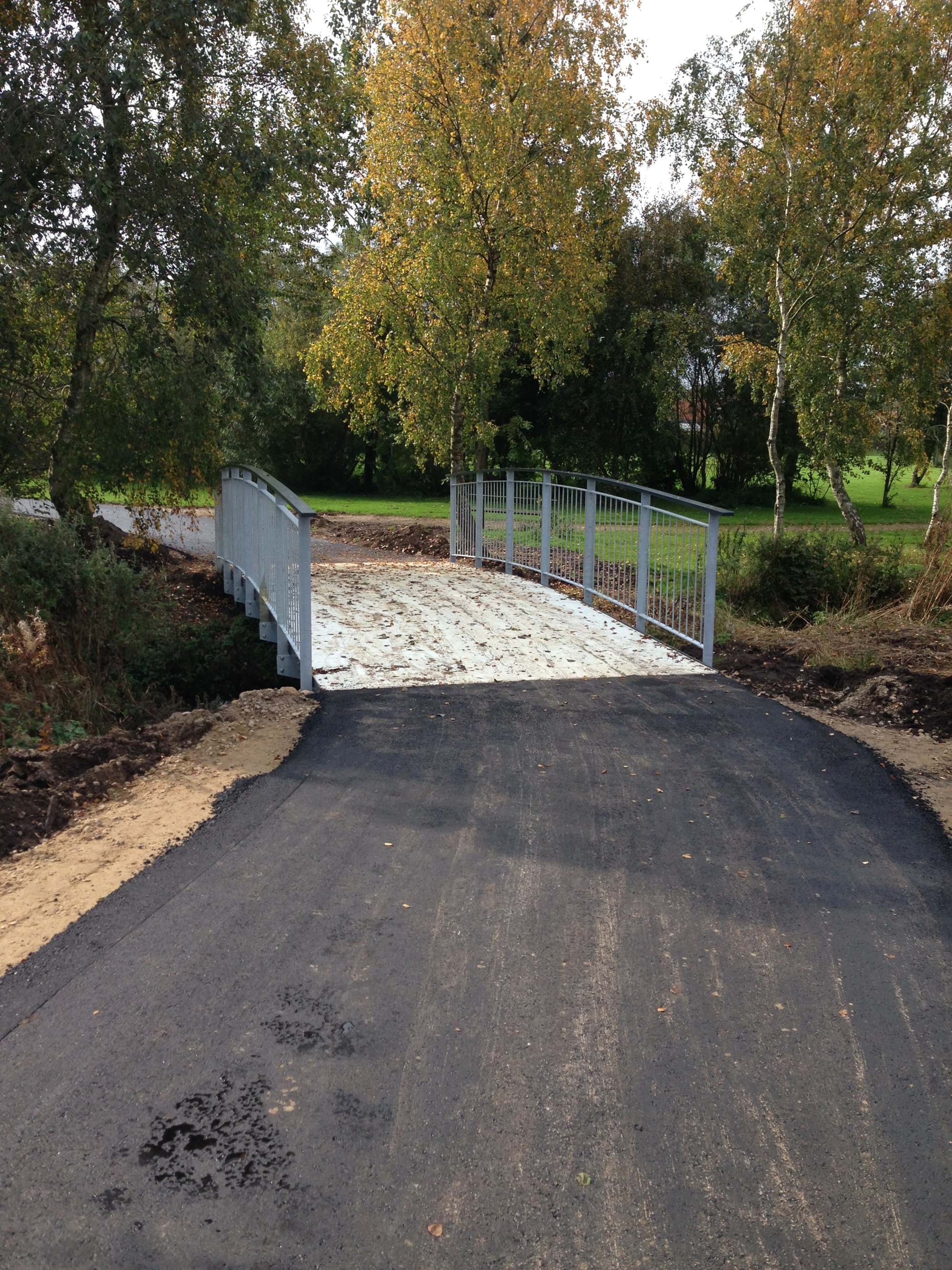 Hybridbrücke in Brande Dänemark