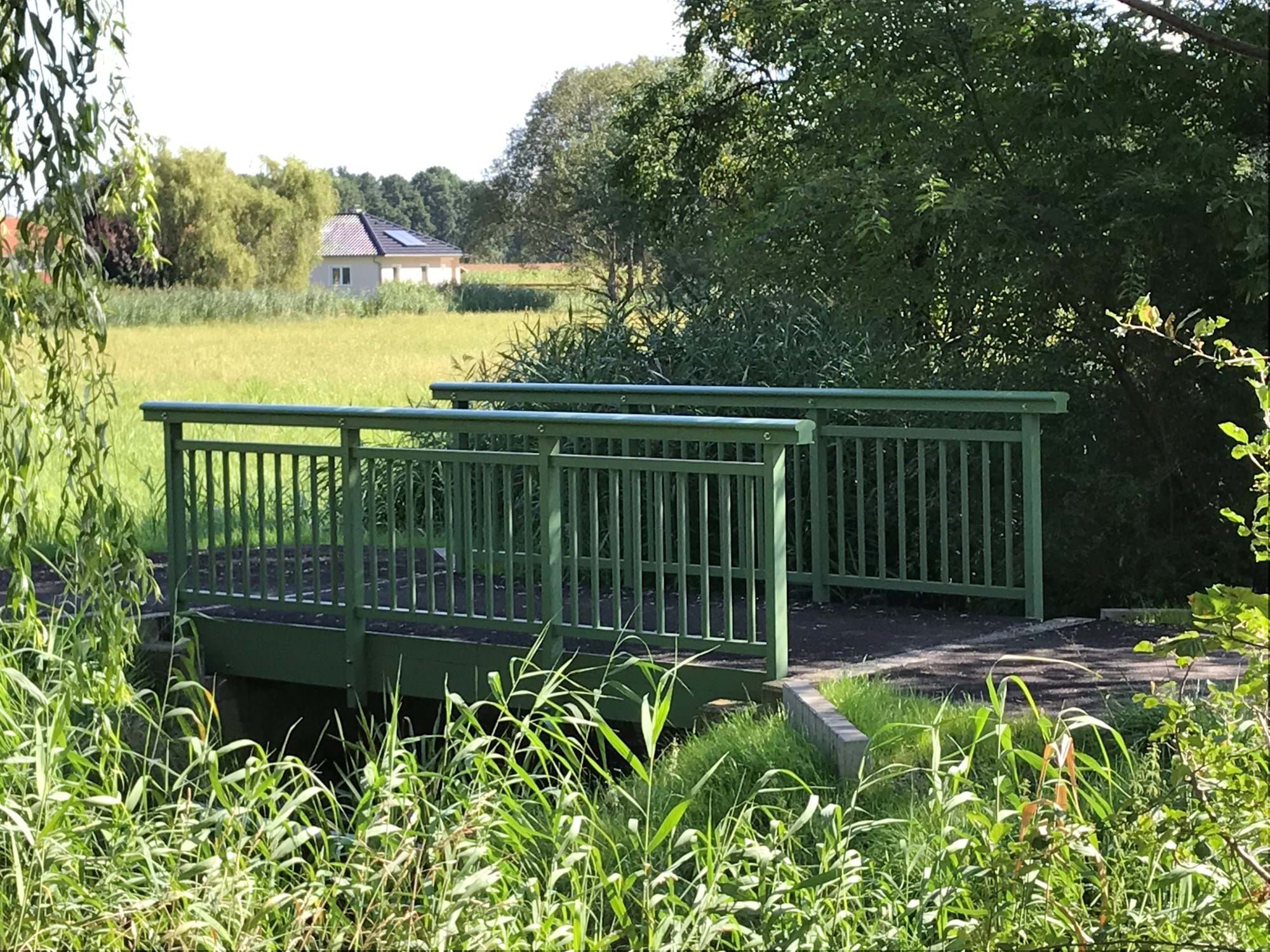 bild av glasfiberbro i Kolkwitz Tyskland