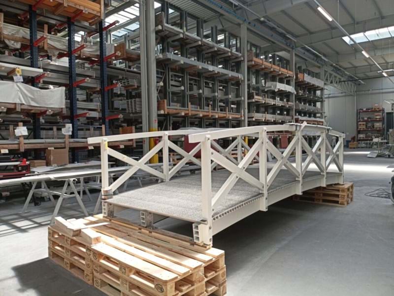 Rustic Frp Bridge Low-Maintenance FRP Bridge Replaces Rotten Wooden Structure in Kolding Park