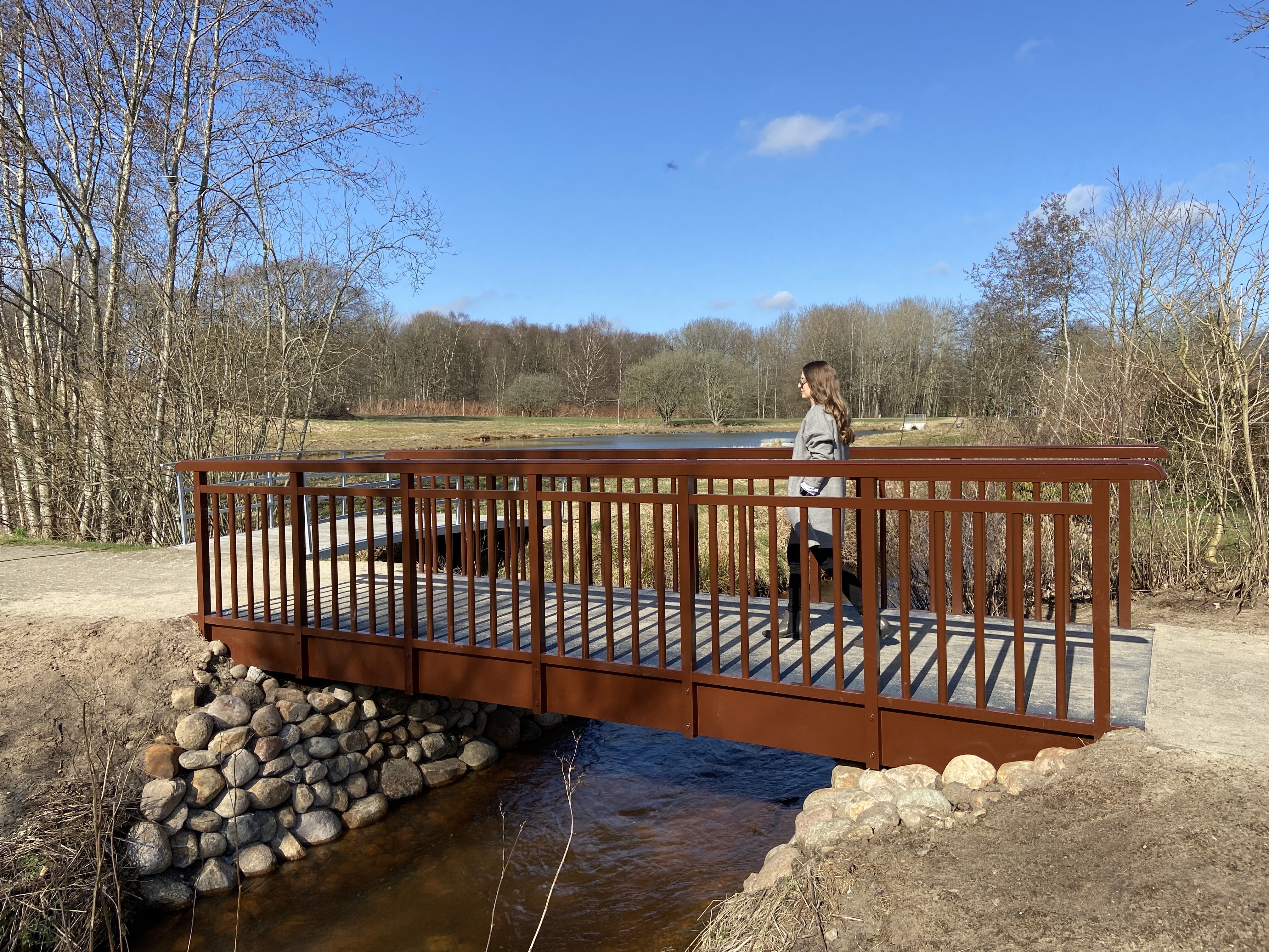 bild av glasfiberbro i Kibaek Danmark