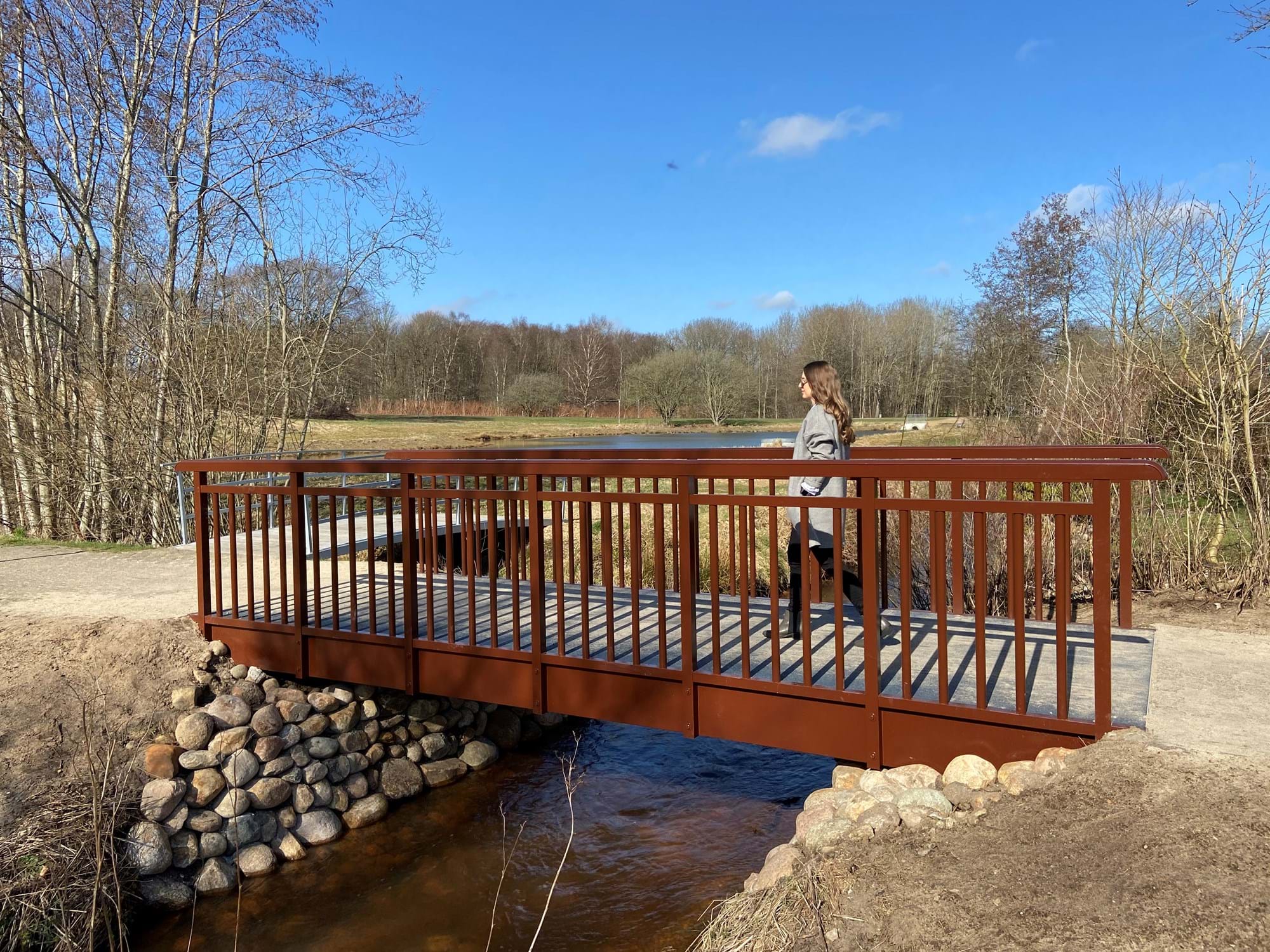 Bild der GFK-brücke in Kibaek Dänemark