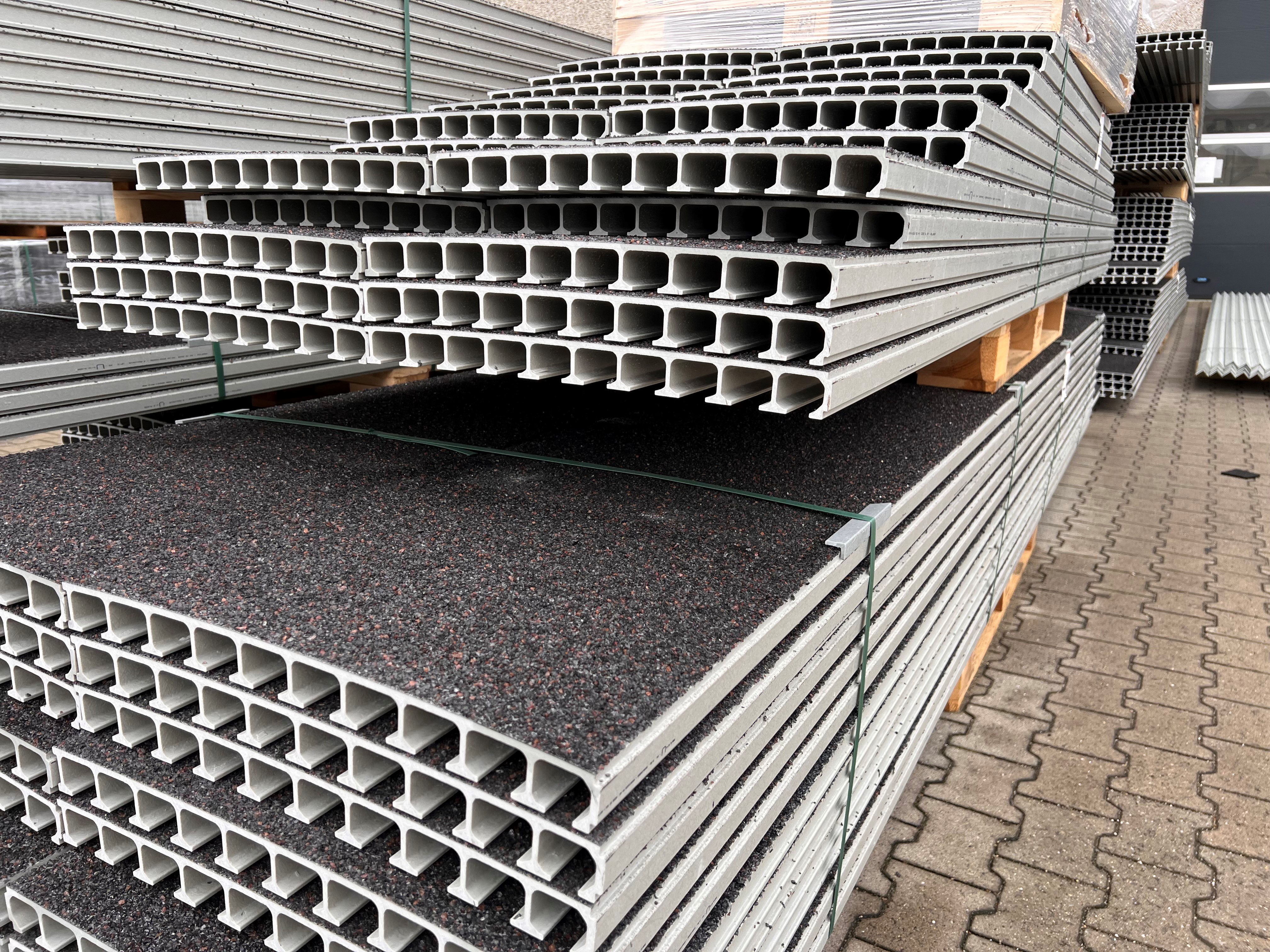 FRP planks for use in fish farming facilities